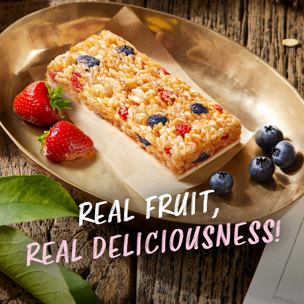 LUNA Berry Bars Mixed Berry Flavor Gluten Free Snack Bars, Non-GMO Protein Bars