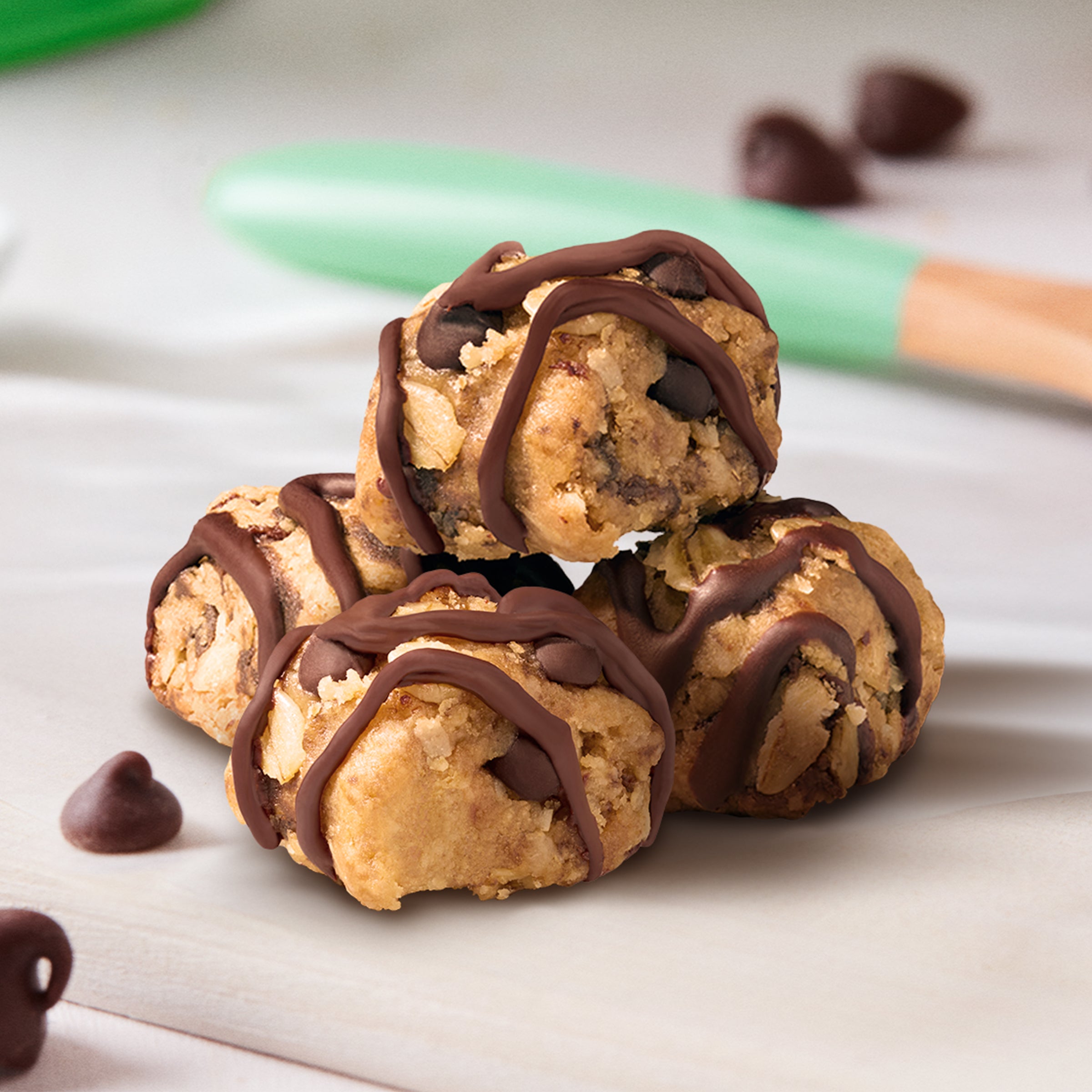 Zbar Oat Bites Chocolate Chip Baked Oat Energy Granola Bites
