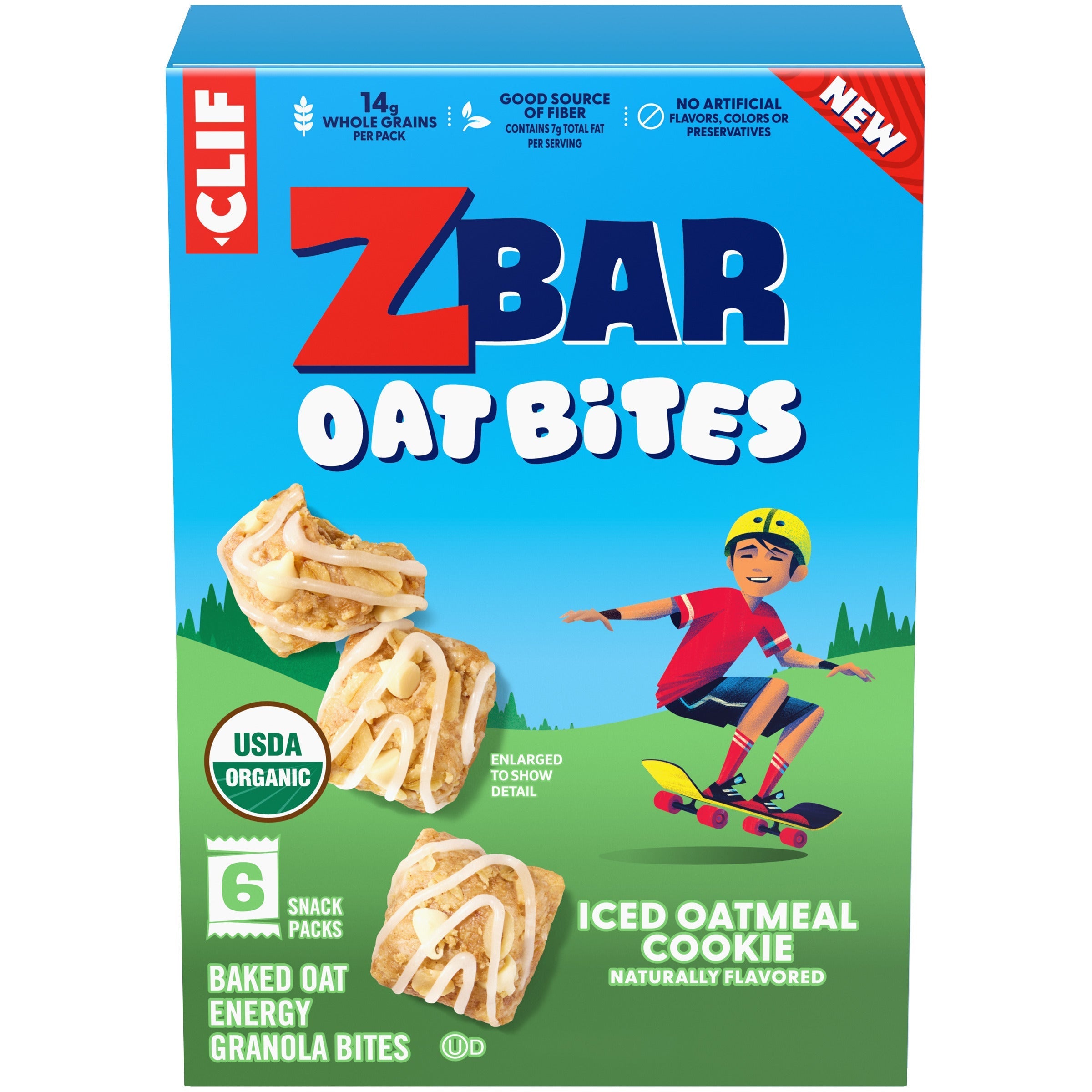 Zbar Oat Bites Iced Oatmeal Cookie Baked Oat Energy Granola Bites