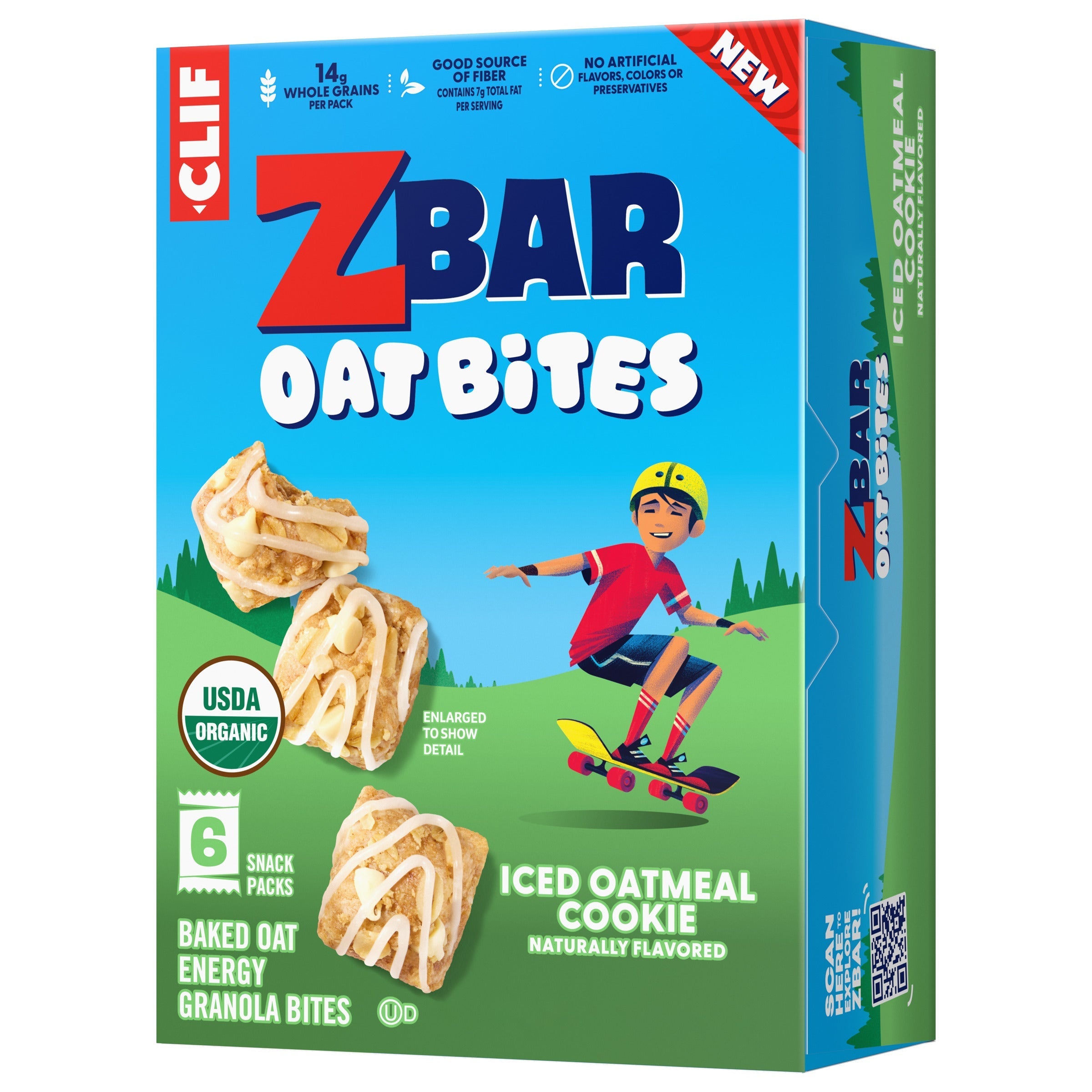 Zbar Oat Bites Iced Oatmeal Cookie Baked Oat Energy Granola Bites
