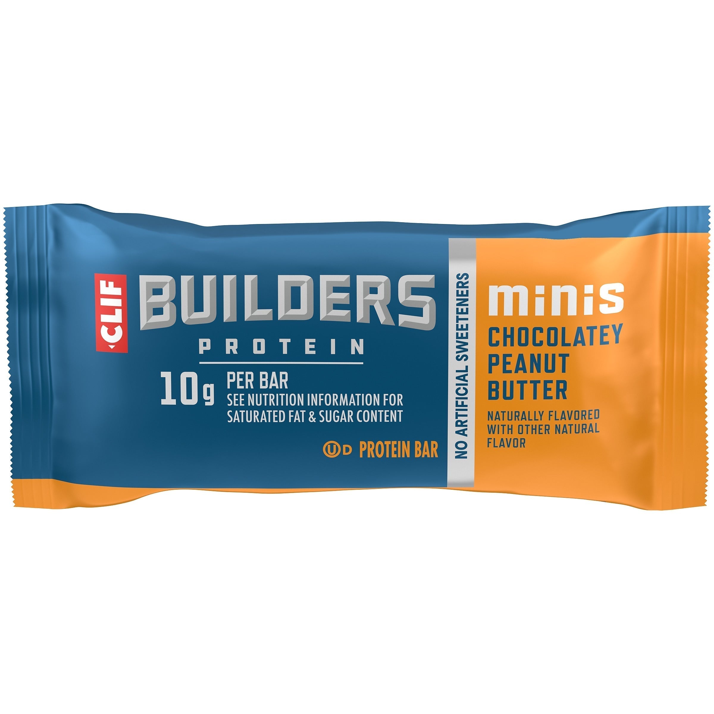 CLIF BUILDERS Minis Chocolatey Peanut Butter Plant Based Protein Bars