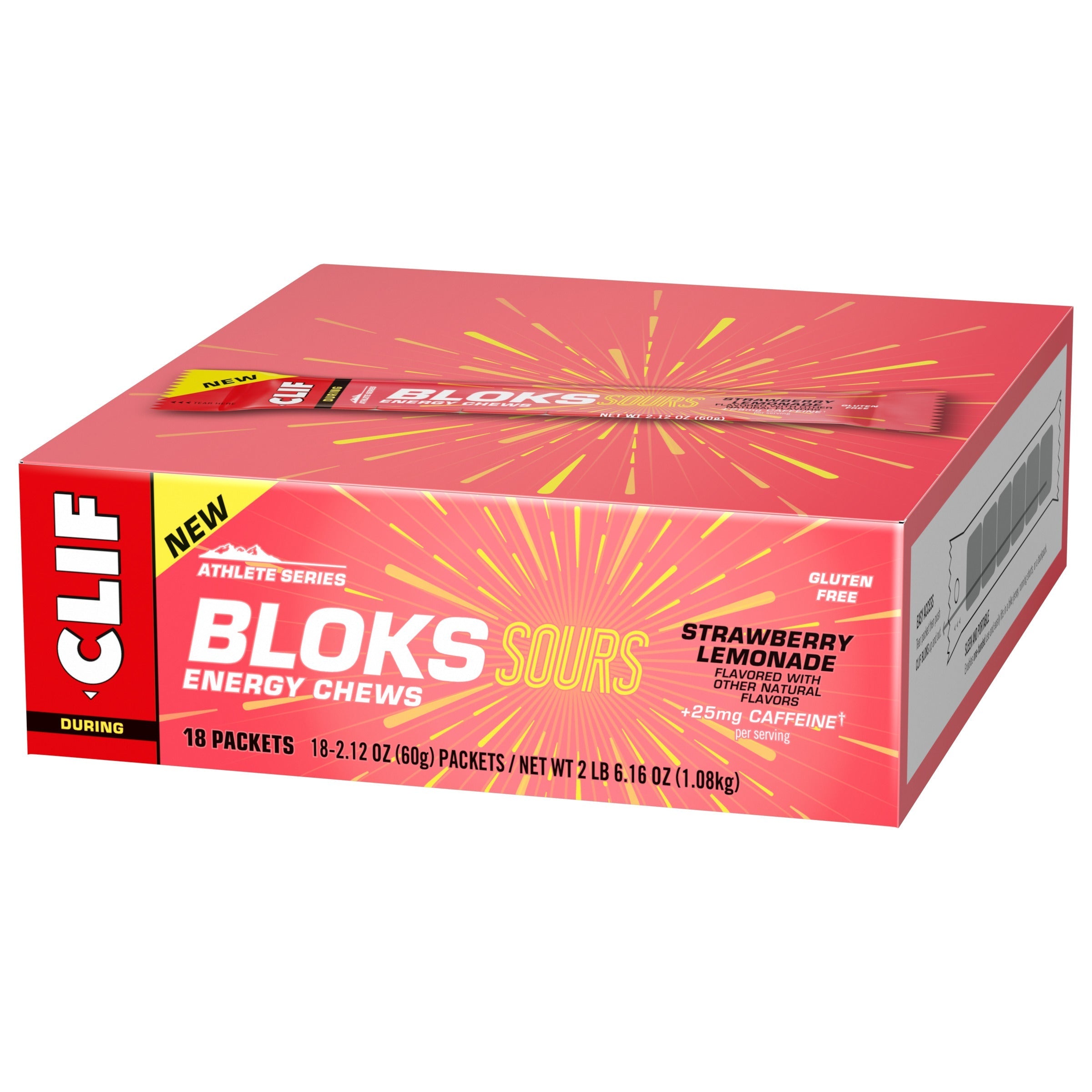 Sour Strawberry Lemonade Flavor with Caffeine