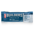 CLIF BUILDERS + Caffeine Chocolate Chip Cookie Dough Flavor Plant Based Protein Bars