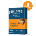 CLIF BUILDERS Chocolatey Peanut Butter Plant Based Protein Bars, 24 Bars