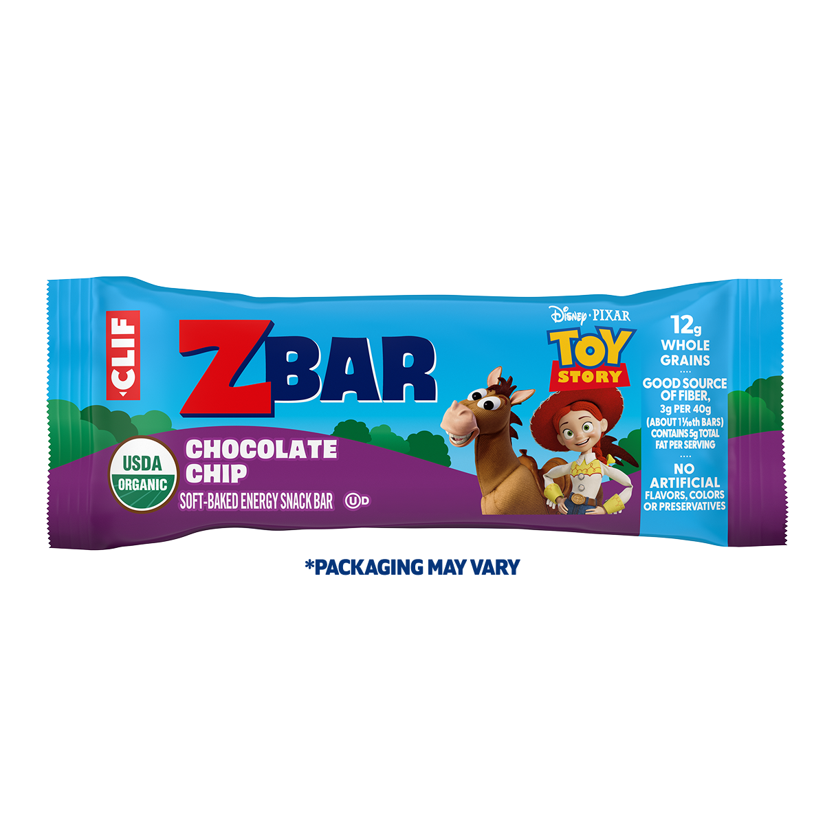 Zbar Chocolate Chip Soft-Baked Energy Snack Bars, Organic Granola Bars