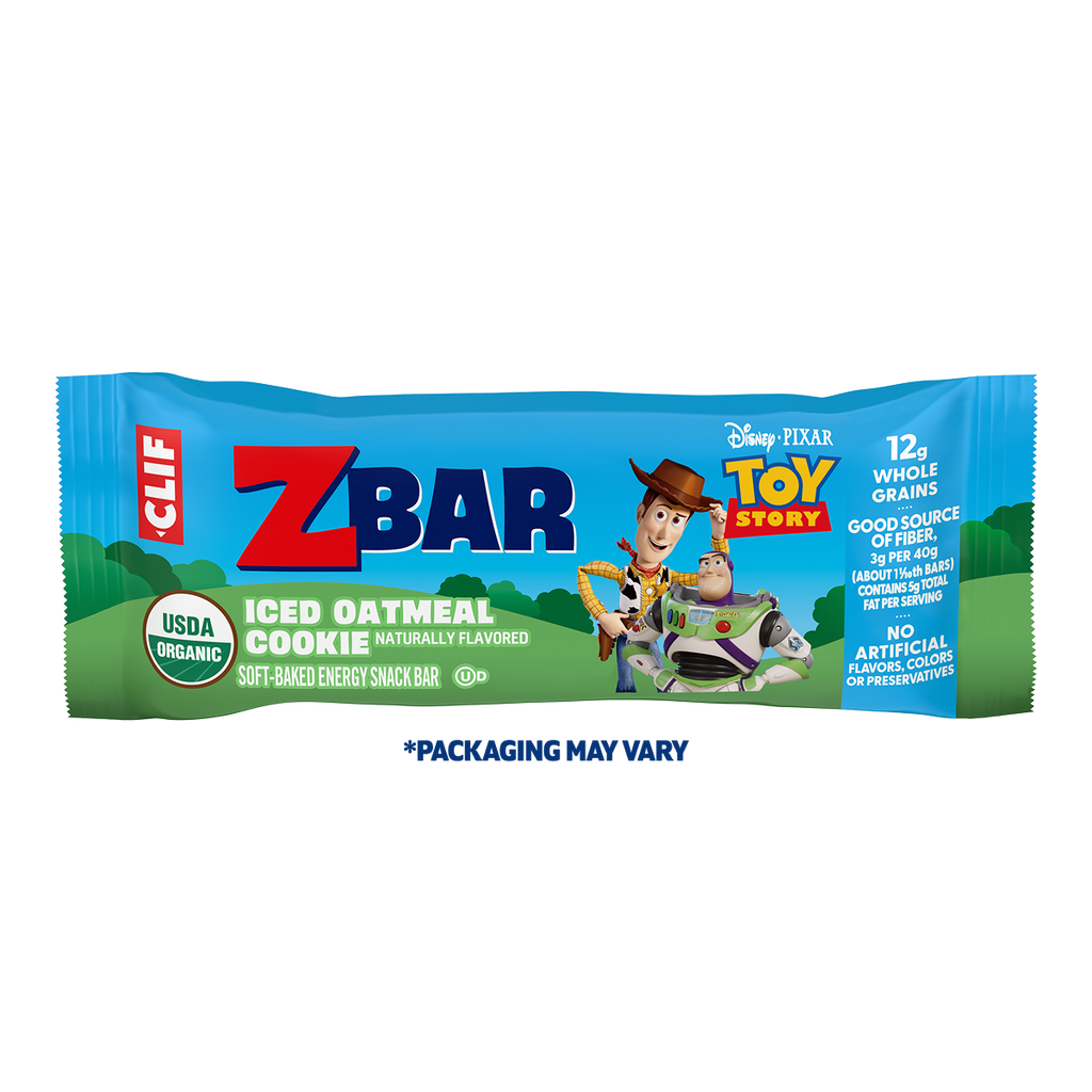 Zbar Iced Oatmeal Cookie Soft-Baked Energy Snack Bars, Organic Granola Bars