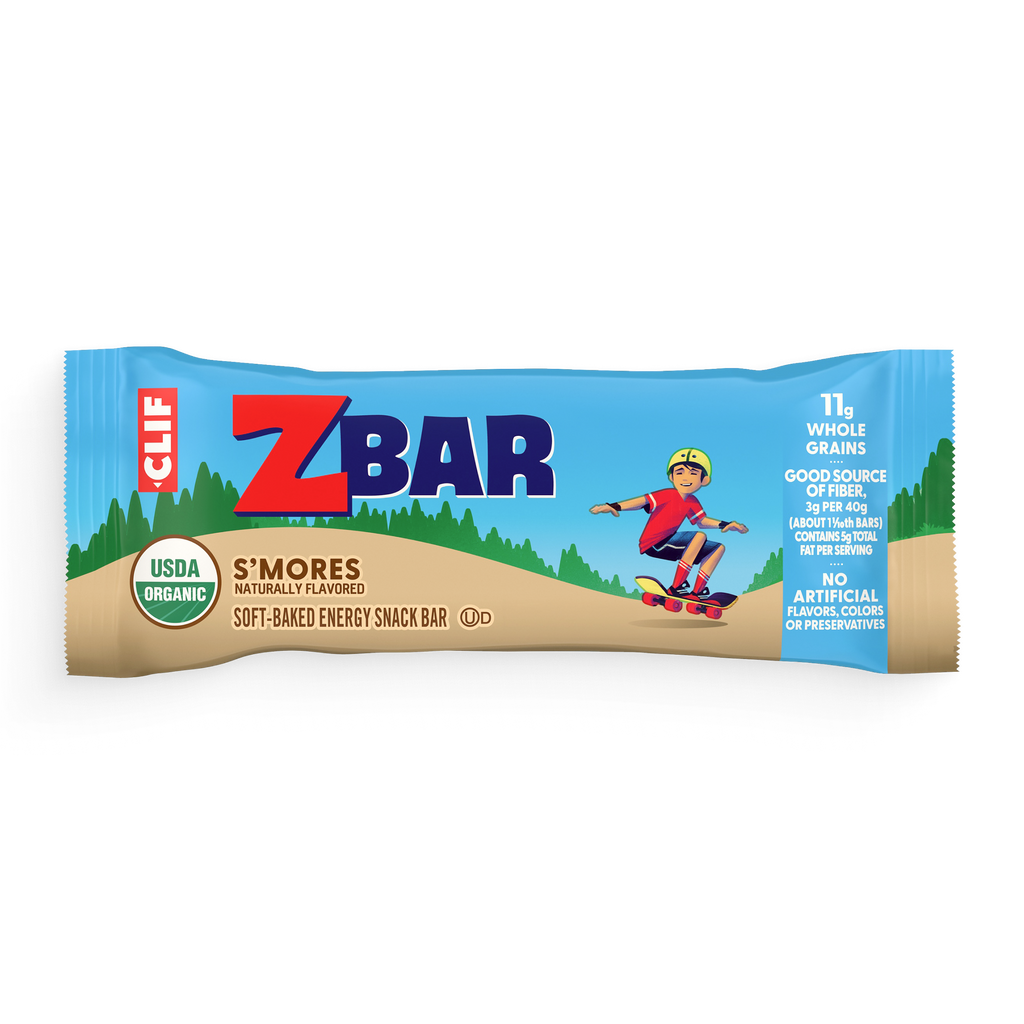 Zbar S'mores Soft-Baked Energy Snack Bars, Organic Granola Bars